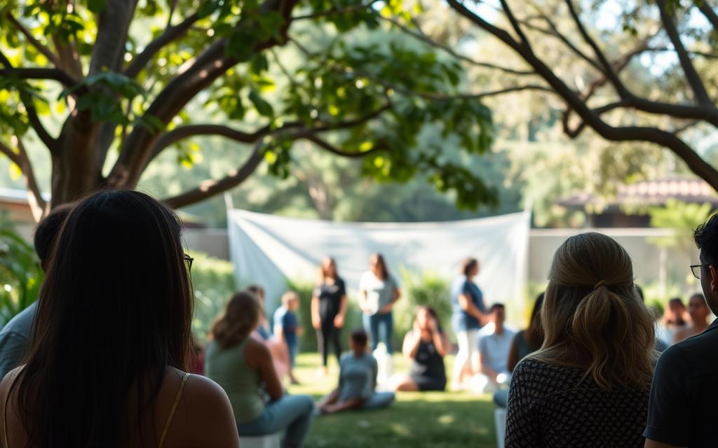 A peaceful gathering of a welcoming evangelical network, where the 