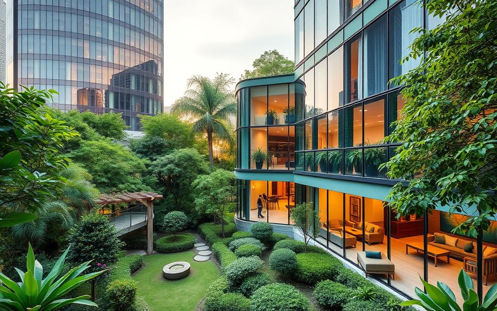 A serene and modern drug addiction recovery clinic in the heart of São Paulo, Brazil. The 