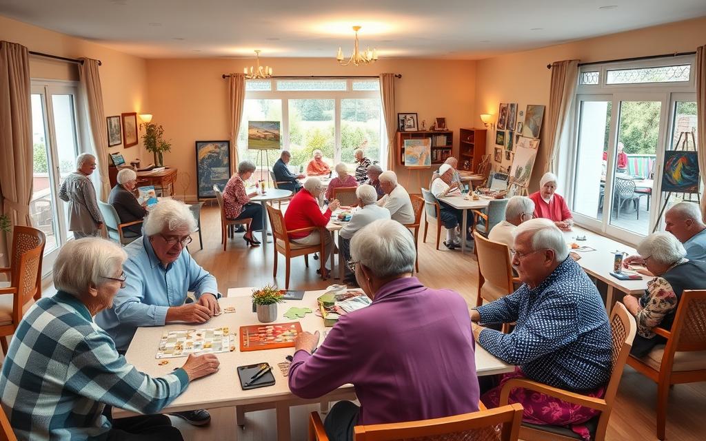 A vibrant and welcoming indoor scene at the 