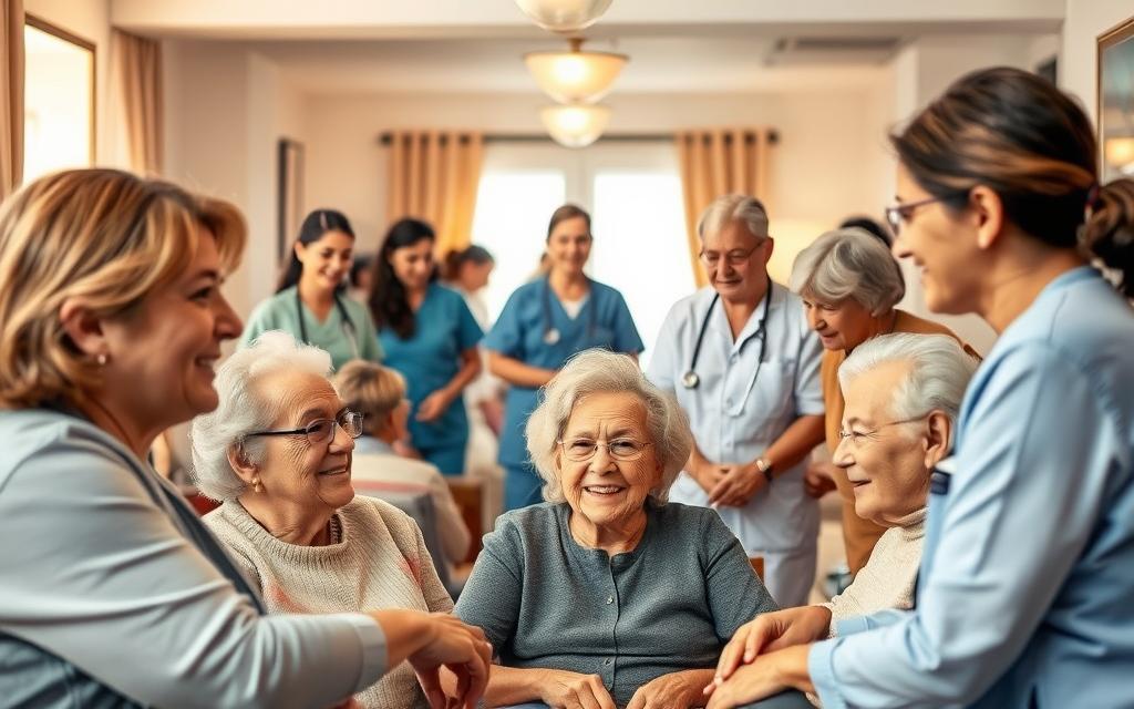 A warm and inviting elderly care home called 