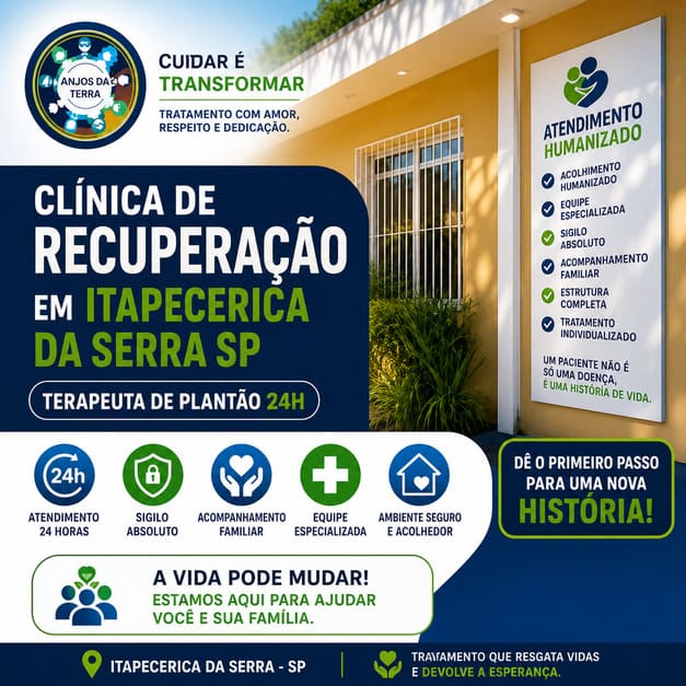 Clínica de Recuperação Itapecerica da Serra São Paulo