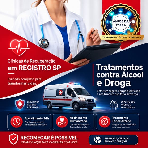 CLÍNICAS REABILITAÇÃO ANJOS DA TERRA | UNIDADE REGISTRO SP