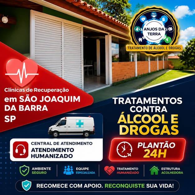 Clínica de Recuperação em São Joaquim da Barra SP