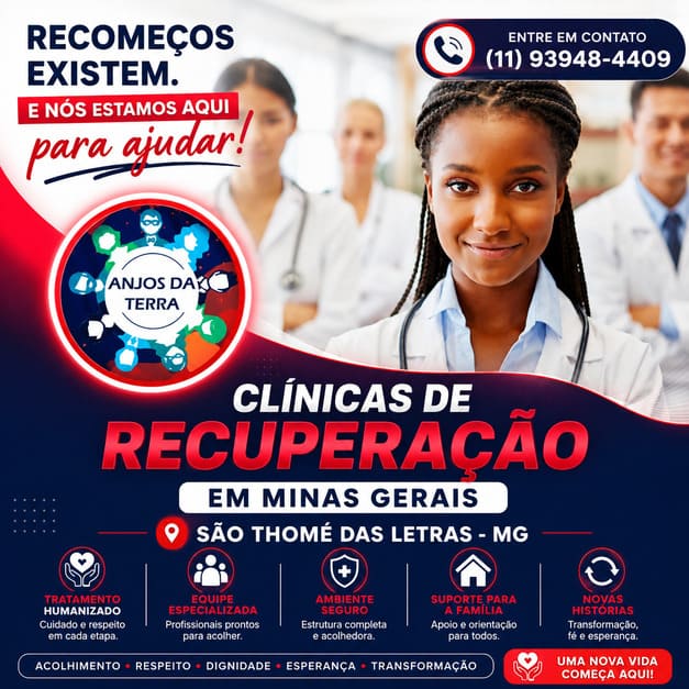 Clínica de Recuperação em São Thomé Das Letras MG