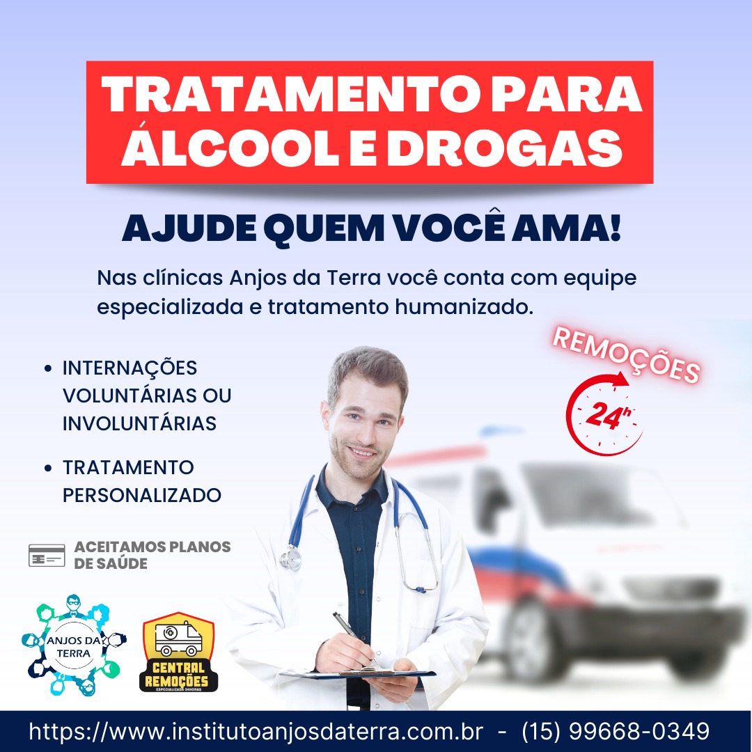 Clinica Recuperação Álcool e Drogas | Grupo Anjos da Terra