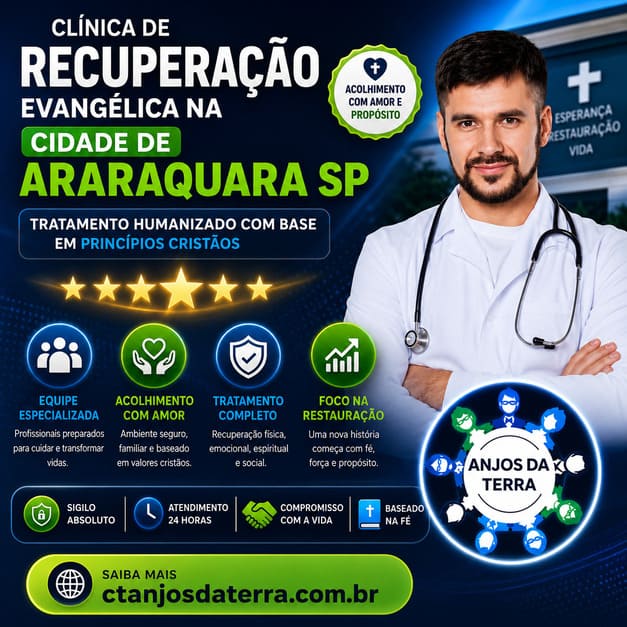Clínica de Recuperação Evangélica na cidade de Araraquara SP